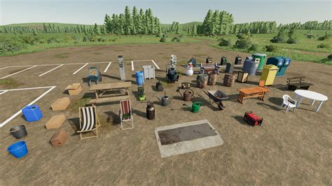 Télécharger le mod Pack Plaçable Objets Farming Simulator 22