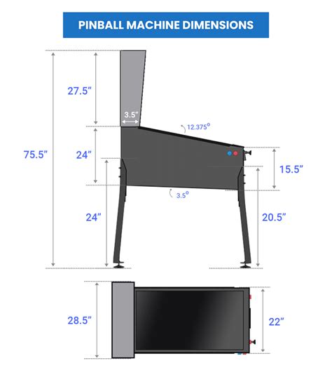 Pinball Machine Dimensions With Weight And Flipper Sizes