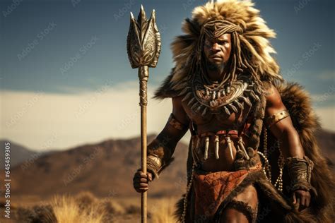 The Dignity and Strength of a Zulu Tribe Member as He Proudly Displays ...