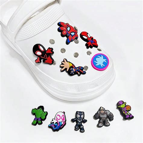 Pcs Theme Shoe Decorations Accessories Charms For Clogs Bubble Slides