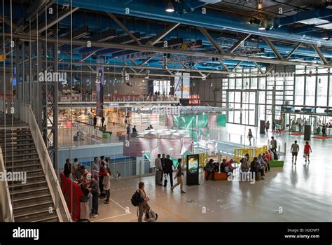 Interior paris france pompidou centre france hi-res stock photography ...