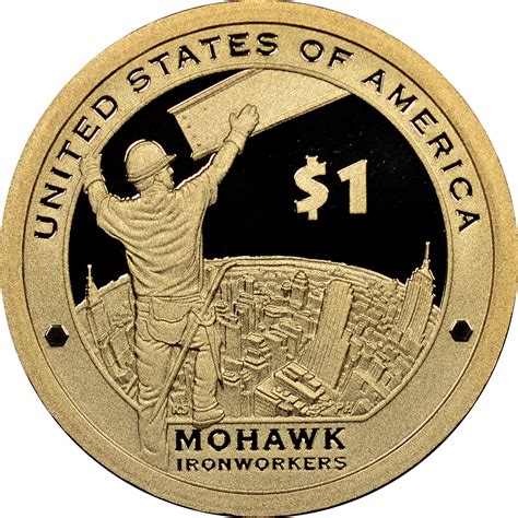 S Sacagawea Mohawk Ironworkers Pf Coin Explorer Ngc