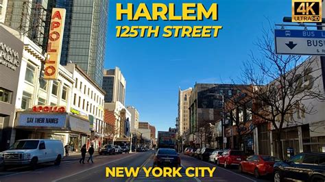 Driving 125th Street Harlem New York City 4k Youtube