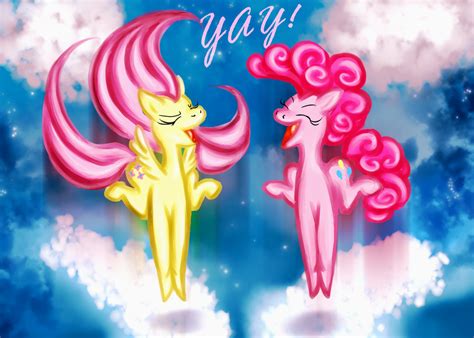 Fluttershy and Pinkie Pie by sensum on DeviantArt