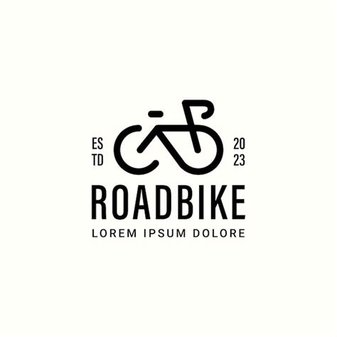 Dise O De Plantilla De Logotipo De Bicicleta De Carretera Vectorial