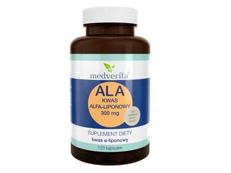 Kwas Alfa Liponowy ALA 300mg 60 Kaps Medverita 13828447400 Allegro Pl