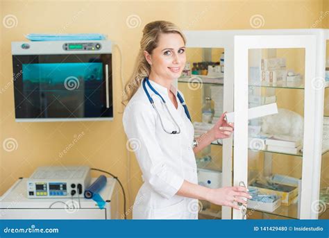 Young Woman Gynecologist Beautiful Female Doctor In Hospital Medical