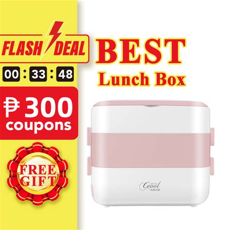 CEOOL 2 In 1 Electric Lunch Box Heater Lunchbox With Heater Portable