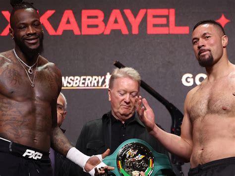 Photos: Deontay Wilder, Joseph Parker - Set To Collide at 'Day of ...