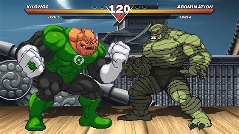 Kilowog Vs Abomination Highest Level Incredible Fight Youtube