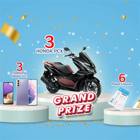 Undian Gofress Berhadiah Motor Honda Pcx Hp Lombapad