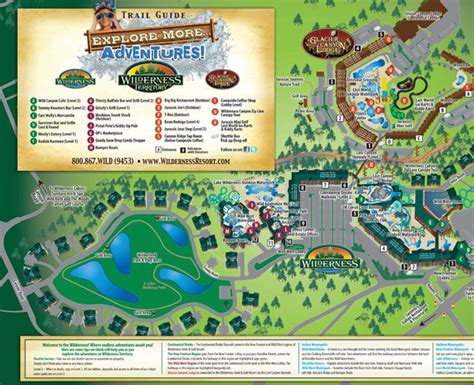 Wilderness Resort Map | Color 2018