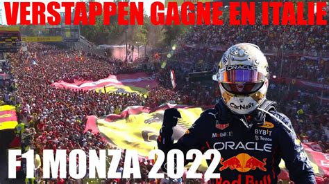 R Sum De La Course Grand Prix De Monza F Verstappen S Impose