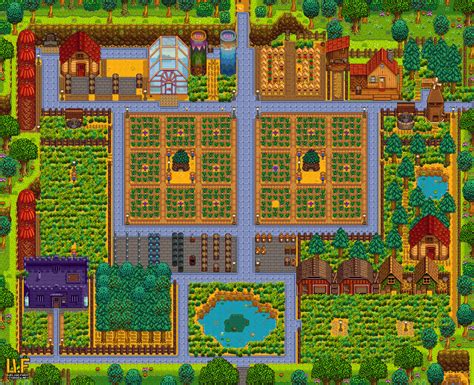 Stardew Valley Standard Farm Layout Planner