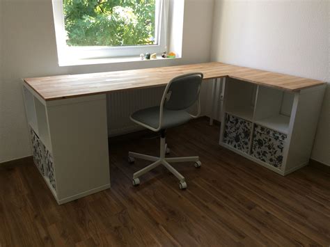 Ikea Metod Hack Arbeitszimmer Vedding Rubberwood Ikea Hack Schreibtisch