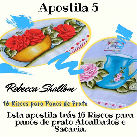 Apostila Riscos Para Panos De Prato Rebecca Shallom Santos Marra