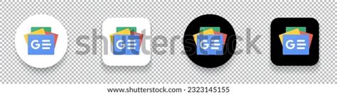 Google News Logo Icon Editorial Use Stock Vector (Royalty Free ...