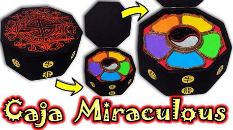 Tutorial Caja Miraculous O Cofre Del Maestro Fu Miraculous Ladybug