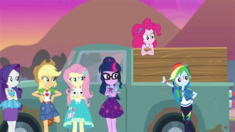 Image Mane Six Still Looking Suspicious At Sunset Egffpng My