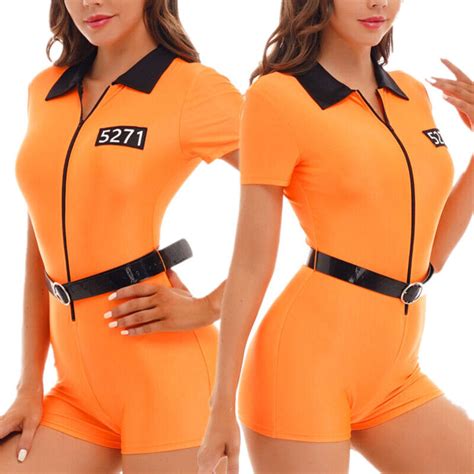 Sexy Orange Prisoner Costumes