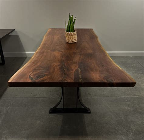 Rocky Fork Live Edge Walnut Dining Table Pathway Tables