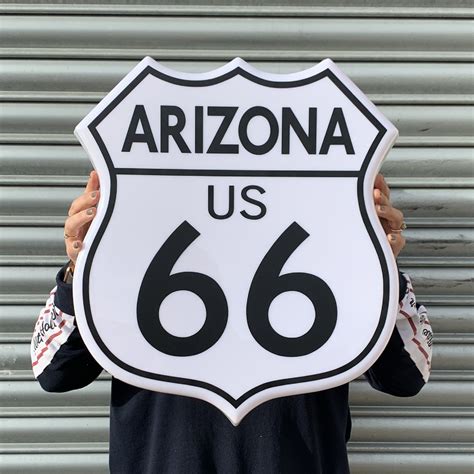 Route 66 'ARIZONA' - LED Wall Signs