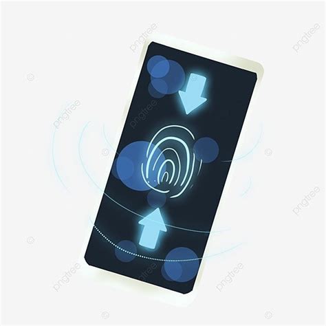 Black Screen Phone Fingerprint Unlock Fingerprint Lock A Mobile Phone