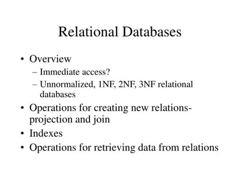 Ppt Relational Databases Powerpoint Presentation Free Download Id 4312346