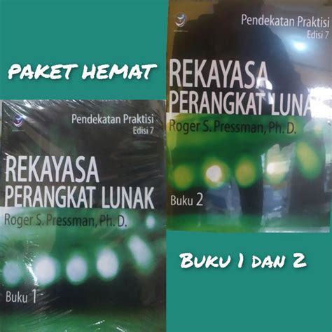 Jual Paket Buku Rekayasa Perangkat Lunak Jilid By Roger Pressman