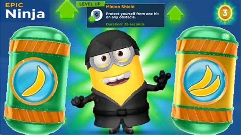 Ninja Minion Rush Despicable Me Level Up Costume Gameplay Walkthrough Ios And Android Youtube