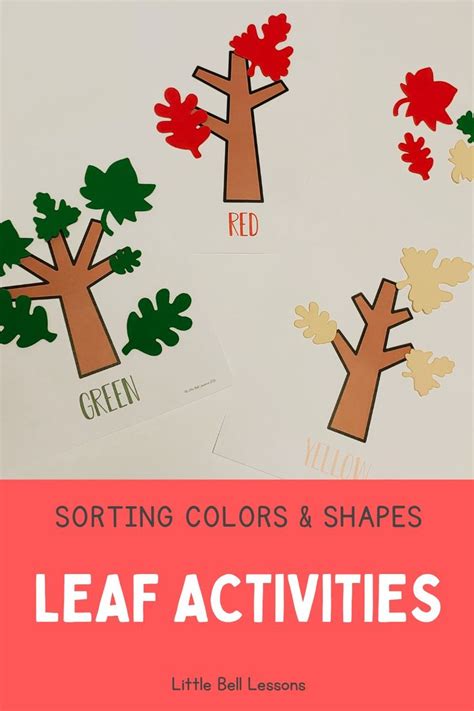 Fall Leaves Printables and Activities Preschool - Kindergarten