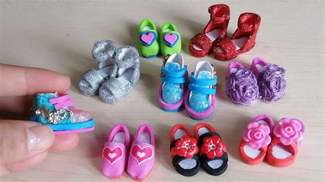 Diy Miniature Barbie Shoes Cute Design Doll Shoes Diy Foam Sheet