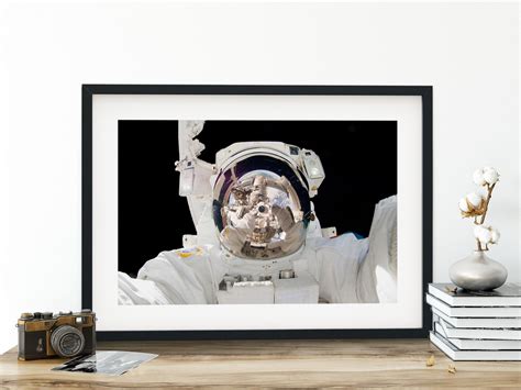 Astronaut Selfie Poster Astronaut Astronaut Wall Art | Etsy