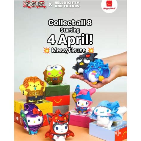 Mcdonald S Mcd Mekdi Mcdonald Happy Meal Toy Yu Gi Oh Sanrio Hello Kitty And Friends Shopee