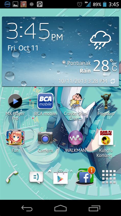 Launcher S4 Touchwiz 4 Galaxy S4 Accuweather Widget