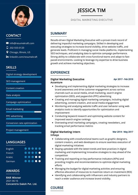 Digital Marketing Executive Resume Sample In 2025 Resumekraft