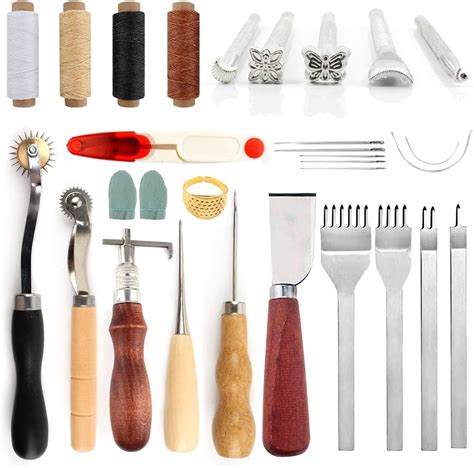 Amazon Leather Tooling Kit Leather Working Tools Craft Kit For