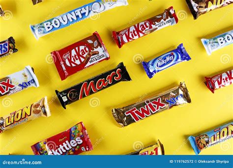 Different Chocolate Bars Editorial Photography Image Of Piece 119762572