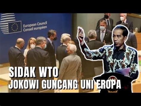 Jokowi Tak Main Serangan Balik Indonesia Balas Gugat Uni Eropa Ke Wto