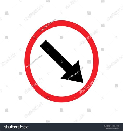 Traffic Signs Collection Vector One Way Stock Vector (Royalty Free ...