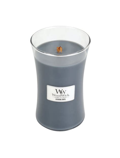 Woodwick Large Candle Evening Onyx Adams