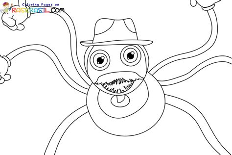 Dibujos De Daddy Long Legs Poppy Playtime Para Colorear