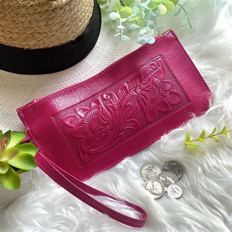 Leather wristlet wallet Wristlet wallet women woman wallet | Etsy