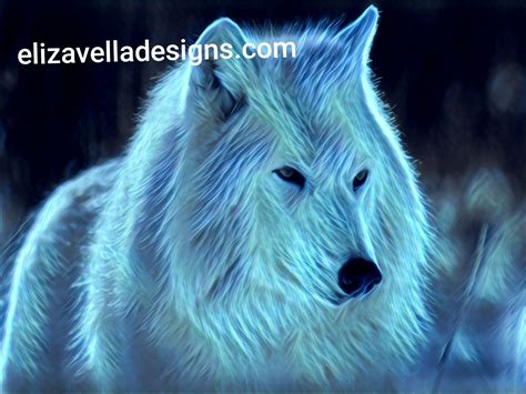 White wolf spirit animal art #wolves #wolfspirit #abstractart #animalArt