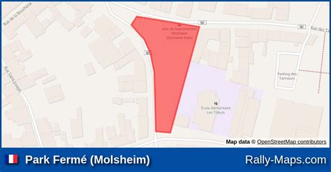 Park Ferm Molsheim Stage Map Alsace Rallye Festival Rally