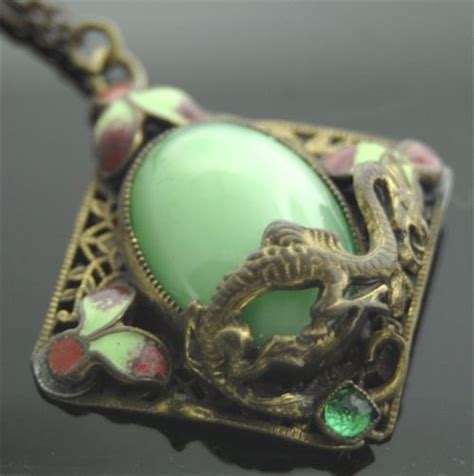 Dragon Pendant Art Nouveau Pendant Art Nouveau Jewelry Art Deco Jewelry