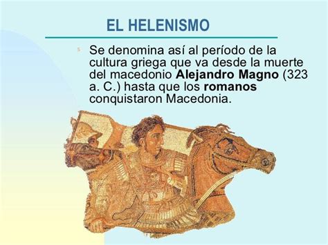 EL HELENISMO Mind Map