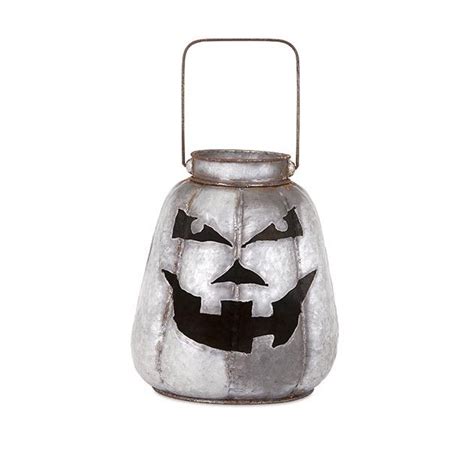 Galvanized Jack O Lantern Outdoor Hanging Lanterns Lanterns Lantern