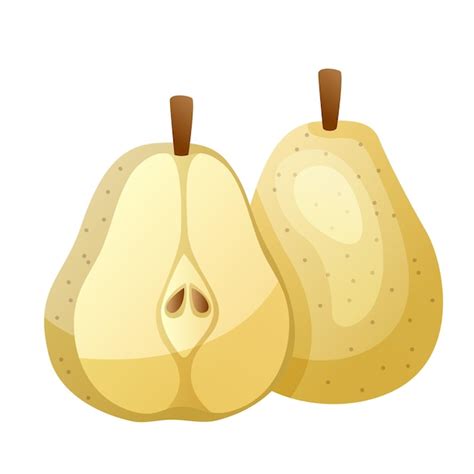 Premium Vector Pear Fruit Icon Design Fresh Fruit