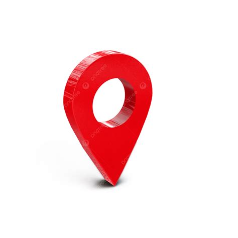 Red Realistic D Map Pin Gps Pointer Markers Location Icon Location D